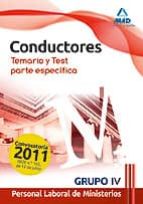 conductores. personal laboral de ministerios. grupo iv. temario y test-9788467668247 conductores. personal laboral de ministerios. grupo iv. temario y test-9788467668247