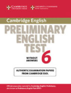 cambridge preliminary english test 6: student s book without answ ers-9780521123167 cambridge preliminary english test 6: student s book without answ ers-9780521123167