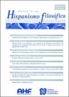 Descargas gratuitas de libros electrónicos para nook Revista de hispanismo filosofico nº 19