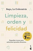 PACK LIMPIEZA, ORDEN Y FELICIDAD. LIBRO + FICHA - BEGO LA ORDENATRIZ -  8432715156109