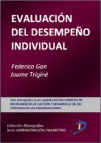 la evaluación del desempeño individual (ebook)-federico gan bustos-jaume trigine i prats-9788499694887 la evaluación del desempeño individual (ebook)-federico gan bustos-jaume trigine i prats-9788499694887