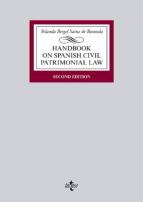 handbook on spanish civil patrimonial law (2ª ed.)-yolanda bergel sainz de baranda-9788430965397 handbook on spanish civil patrimonial law (2ª ed.)-yolanda bergel sainz de baranda-9788430965397