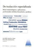 de traducción especializada-ana belen martinez lopez-9788490452097 de traducción especializada-ana belen martinez lopez-9788490452097