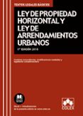 ley de propiedad horizontal y ley de arrendamientos urbanos-9788417135607 ley de propiedad horizontal y ley de arrendamientos urbanos-9788417135607