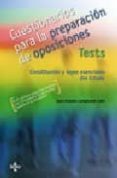 cuestionarios para la preparacion de oposiciones: tests. constitu cion y leyes especiales del estado (incluye cd)-juan antonio campllonch leon-9788430943807 cuestionarios para la preparacion de oposiciones: tests. constitu cion y leyes especiales del estado (incluye cd)-juan antonio campllonch leon-9788430943807