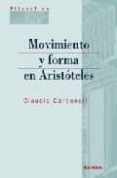 movimiento y forma en aristoteles-claudia carbonell-9788431324407 movimiento y forma en aristoteles-claudia carbonell-9788431324407