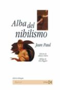 alba del nihilismo-jorge perez de tudela-adriano fabris-jean paul-9788470904707 alba del nihilismo-jorge perez de tudela-adriano fabris-jean paul-9788470904707