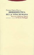 hermeneutica de la vida humana: en torno al informe natorp de mar tin heidegger-carmen segura peraita-9788481645507 hermeneutica de la vida humana: en torno al informe natorp de mar tin heidegger-carmen segura peraita-9788481645507