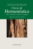 claves de hermeneutica: para la filosofia, la cultura y la sociedad (ebook)-9788498307207 claves de hermeneutica: para la filosofia, la cultura y la sociedad (ebook)-9788498307207