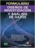 formulario de diseños de investigación y analisis de datos-9788415550617 formulario de diseños de investigación y analisis de datos-9788415550617