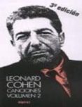 canciones ii (leonard cohen)-leonard cohen-9788424505417 canciones ii (leonard cohen)-leonard cohen-9788424505417