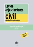 ley de enjuiciamiento civil y legislacion complementaria (20ª ed. )-9788430970117 ley de enjuiciamiento civil y legislacion complementaria (20ª ed. )-9788430970117