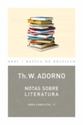 notas sobre literatura (obra completa, 11)-theodor w. adorno-9788446016717 notas sobre literatura (obra completa, 11)-theodor w. adorno-9788446016717