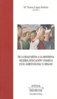 de la edad media a la moderna: mujeres, educacion y familia en el ambito rural y urbano-maria teresa lopez-9788474967517 de la edad media a la moderna: mujeres, educacion y familia en el ambito rural y urbano-maria teresa lopez-9788474967517