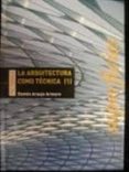la arquitectura como tecnica (i): superficies-ramon araujo armero-9788492051717 la arquitectura como tecnica (i): superficies-ramon araujo armero-9788492051717