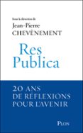 Libro gratis para descargar a ipod. RES PUBLICA  (edición en francés)  de 