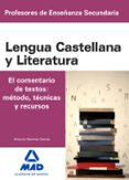 cuerpo de profesores de enseñanza secundaria. lengua castellana y literatura. el comentario de textos: metodo, tecnicas y recursos-antonio ramirez garcia-9788414200827 cuerpo de profesores de enseñanza secundaria. lengua castellana y literatura. el comentario de textos: metodo, tecnicas y recursos-antonio ramirez garcia-9788414200827