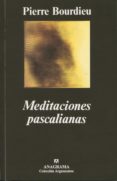 meditaciones pascalianas-pierre bourdieu-9788433905727 meditaciones pascalianas-pierre bourdieu-9788433905727