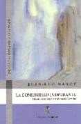 la comunidad inoperante-jean-luc nancy-9789562823227 la comunidad inoperante-jean-luc nancy-9789562823227