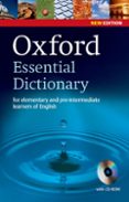 oxford essential dictionary 2nd edition dictionary and cd-rom pack-9780194334037 oxford essential dictionary 2nd edition dictionary and cd-rom pack-9780194334037