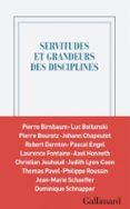 SERVITUDES ET GRANDEURS DES DISCIPLINES