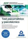 test psicometrico y psicotecnico: administrador de infraestructuras ferroviarias (adif)-9788414200537 test psicometrico y psicotecnico: administrador de infraestructuras ferroviarias (adif)-9788414200537