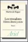 los trovadores (t.1) (3ª ed.)-martin de riquer-9788434483637 los trovadores (t.1) (3ª ed.)-martin de riquer-9788434483637