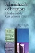 administracion de empresas. libro de actividades-jose diez de castro-carmen redondo lopez-9788436809237 administracion de empresas. libro de actividades-jose diez de castro-carmen redondo lopez-9788436809237