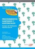 cuerpo de profesores tecnicos de f.p. procedimientos sanitarios y asistenciales: temario (vol 2.)-9788468132037 cuerpo de profesores tecnicos de f.p. procedimientos sanitarios y asistenciales: temario (vol 2.)-9788468132037