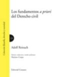 fundamentos a priori del derecho civil-adolf reinach-9788498367737 fundamentos a priori del derecho civil-adolf reinach-9788498367737