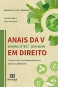 Descarga gratis ebooks para pda ANAIS DA V SEMANA INTERDISCIPLINAR EM DIREITO  (edición en portugués) de MARIANA FERREIRA BICALHO, JÚLIA GUIMARÃES (Literatura española) 9786525299747