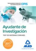 ayudantes de investigación de los organismos públicos de investig ación-9788414204047 ayudantes de investigación de los organismos públicos de investig ación-9788414204047