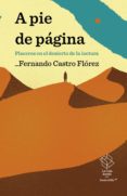 Descarga gratuita de libros pdfs. A PIE DE PÁGINA en español