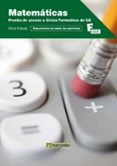 matematicas: prueba de acceso a ciclos formativos para grado supe rior-alicia espuig-9788426717047 matematicas: prueba de acceso a ciclos formativos para grado supe rior-alicia espuig-9788426717047