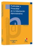 publicidad y privacidad de informacion administrativa-emilio guichot-9788447031047 publicidad y privacidad de informacion administrativa-emilio guichot-9788447031047