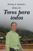 el libro de toros para todos-enrique romero-9788492573547 el libro de toros para todos-enrique romero-9788492573547