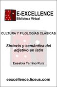 sintaxis y semantica del adjetivo en latin (ebook)-9788498223347 sintaxis y semantica del adjetivo en latin (ebook)-9788498223347