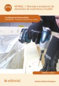 montaje e instalación de elementos de carpintería y mueble. mamd0209 (ebook)-9788415848257 montaje e instalación de elementos de carpintería y mueble. mamd0209 (ebook)-9788415848257