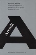 ¿que es la politica?-hannah arendt-9788449304057 ¿que es la politica?-hannah arendt-9788449304057