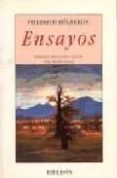 ensayos (4ª ed.)-friedrich holderlin-9788475175157 ensayos (4ª ed.)-friedrich holderlin-9788475175157