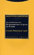 la reconstruccion del pensamiento religioso en el islam-alamah muhammad iqbal-9788481645057 la reconstruccion del pensamiento religioso en el islam-alamah muhammad iqbal-9788481645057