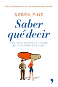 saber que decir-debra fine-9788484606857 saber que decir-debra fine-9788484606857