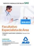 facultativo especialista de área del servicio andaluz de salud. temario sanitario general (temas 10-24) y test-9788414223567 facultativo especialista de área del servicio andaluz de salud. temario sanitario general (temas 10-24) y test-9788414223567