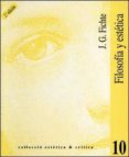 filosofia y estetica-johann gottlieb fichte-9788437034867 filosofia y estetica-johann gottlieb fichte-9788437034867