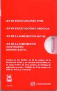 pack reformas procesales : ley de enjuiciamiento civil, ley de en juiciamiento criminal, ley jurisdiccion social, contencioso-administrativo.-9788447036967 pack reformas procesales : ley de enjuiciamiento civil, ley de en juiciamiento criminal, ley jurisdiccion social, contencioso-administrativo.-9788447036967