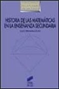historia de las matematicas en la enseñanza secundaria-9788477388067 historia de las matematicas en la enseñanza secundaria-9788477388067
