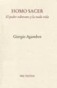 homo sacer: el poder soberano y la nuda vida, i-giorgio agamben-9788481912067 homo sacer: el poder soberano y la nuda vida, i-giorgio agamben-9788481912067