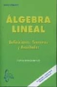 algebra lineal: definiciones, teorias y resultados-juan de burgos roman-9788493527167 algebra lineal: definiciones, teorias y resultados-juan de burgos roman-9788493527167