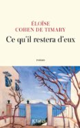 Descargar libro pdf en ingles CE QU'IL RESTERA D'EUX  (edición en francés) de ÉLOÏSE COHEN DE TIMARY  (Literatura española)