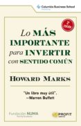 lo mas importante para invertir con sentido comun (ebook)-9788415505877 lo mas importante para invertir con sentido comun (ebook)-9788415505877